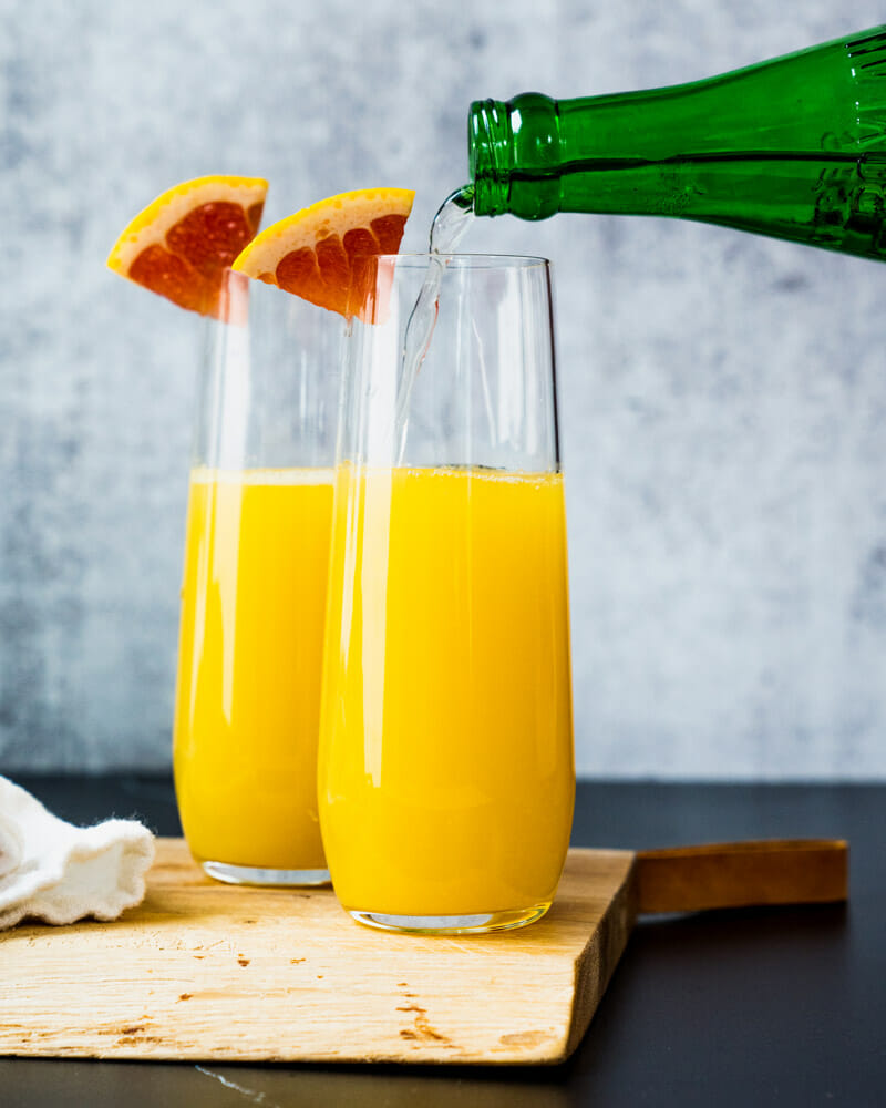 Non alcoholic mimosa
