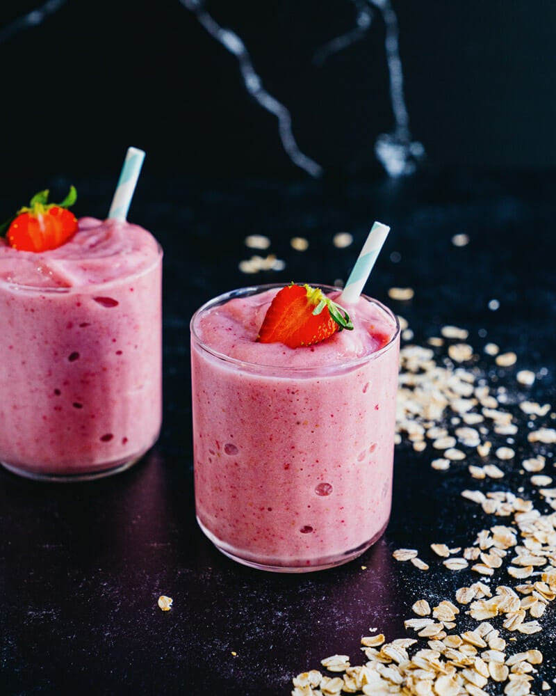 Oat milk smoothie