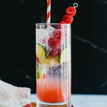 Raspberry lime rickey