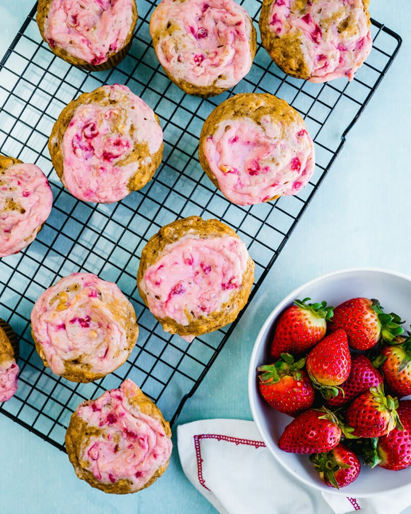Strawberry muffins