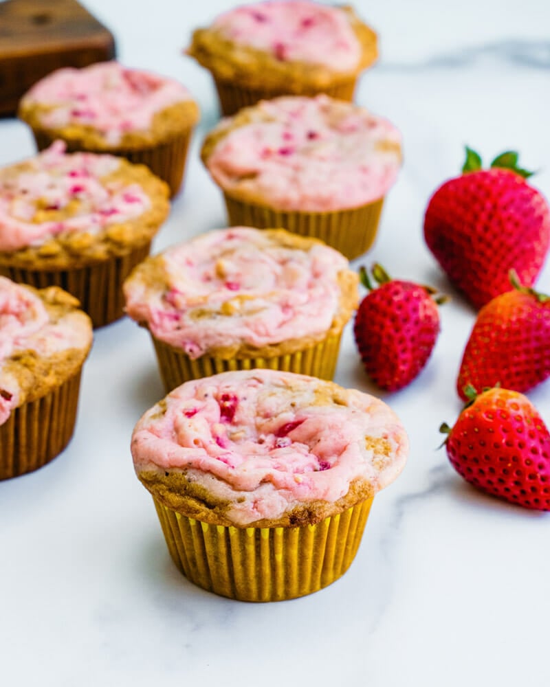 Strawberry muffins