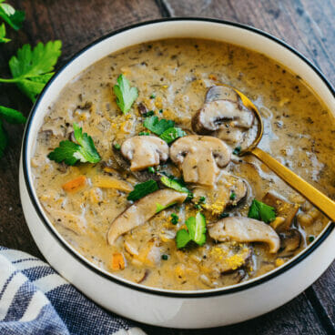 Vegan mushroom soup
