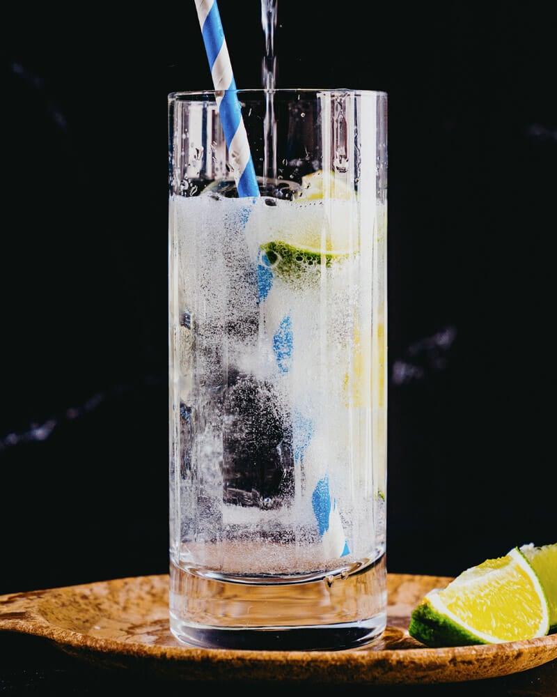 Vodka and ginger ale