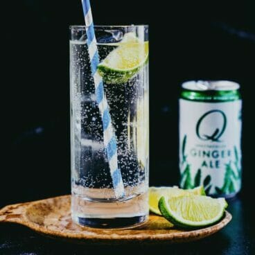 Vodka and ginger ale