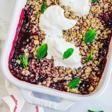 Blackberry crisp