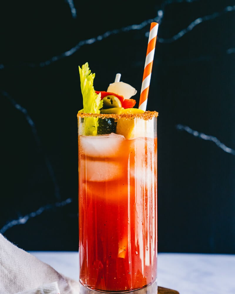 Bloody Caesar drink