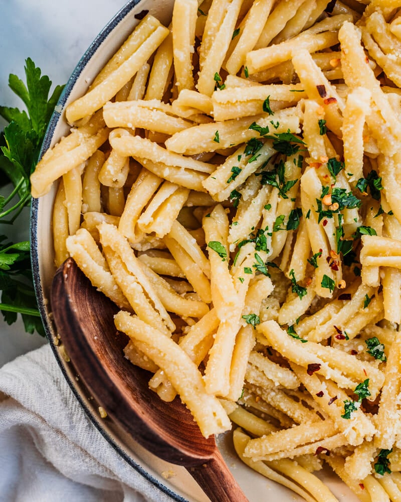 Garlic butter sauce pasta