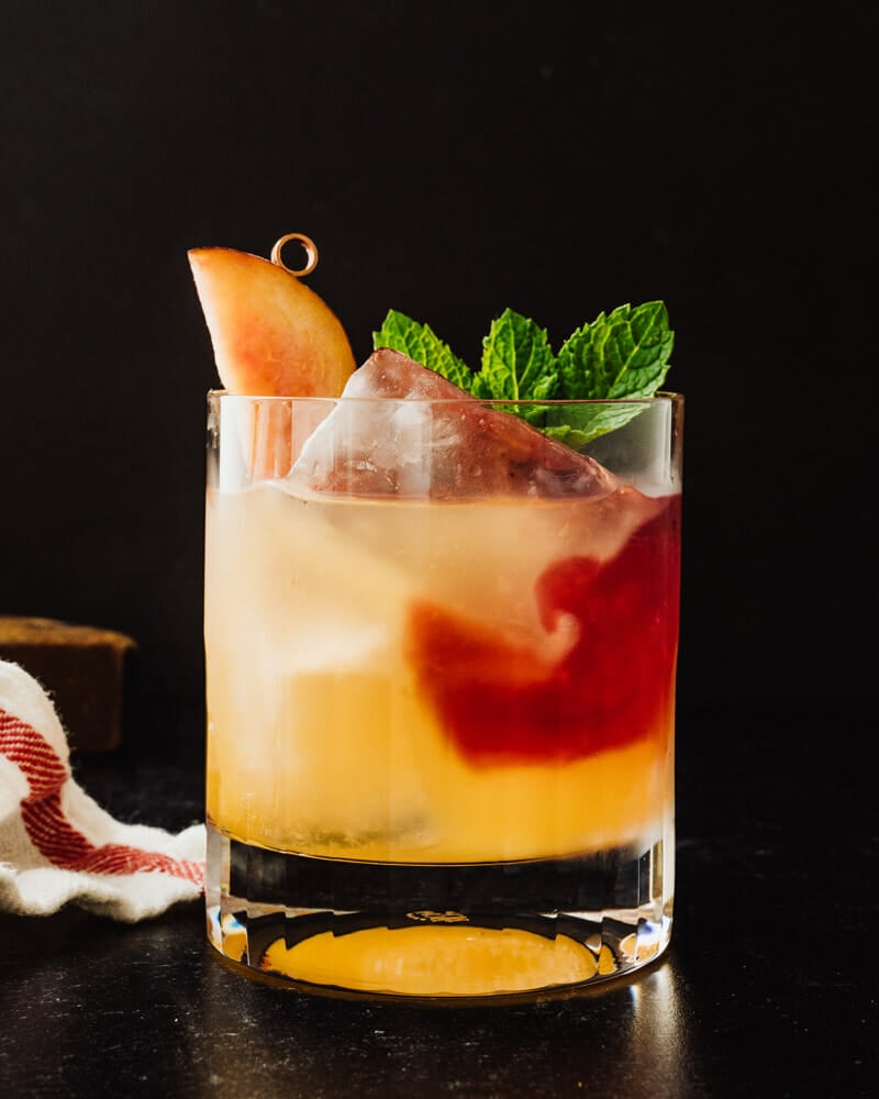 Georgia peach cocktail