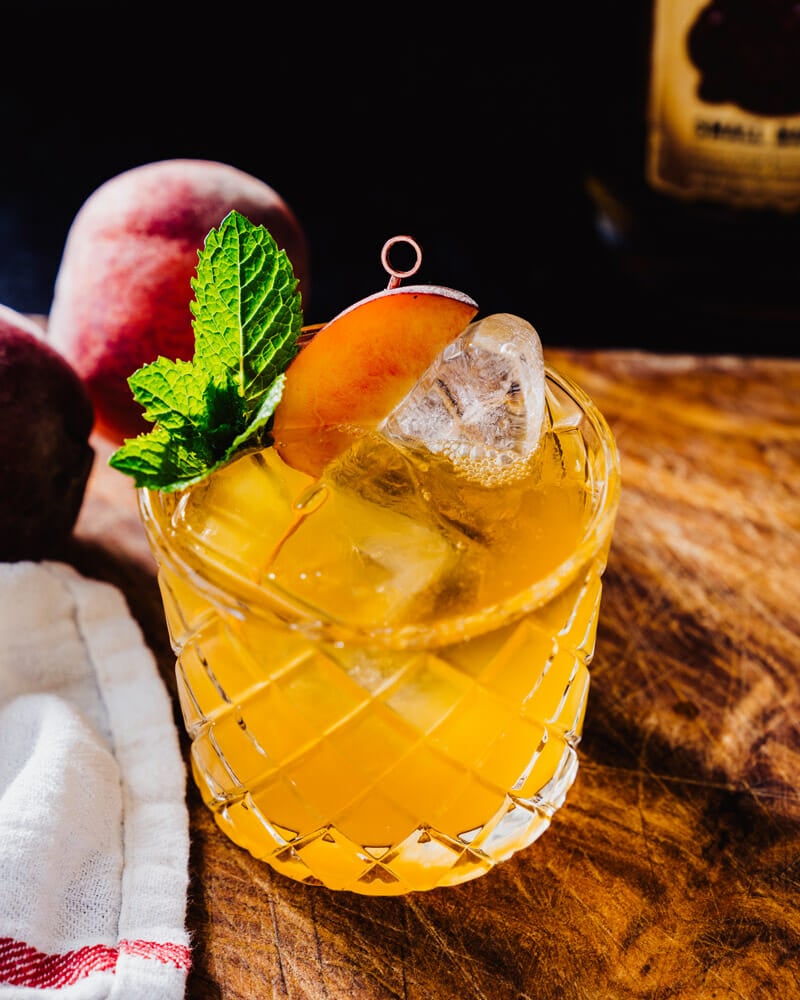 Peach bourbon