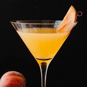 Peach martini