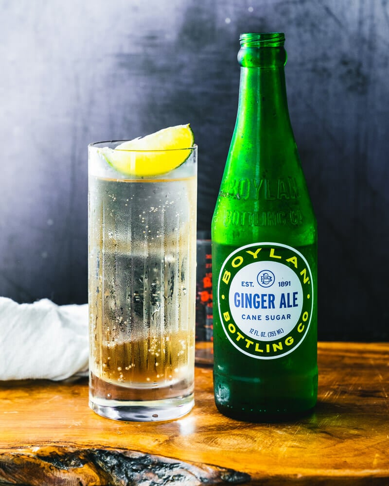 Ginger ale cocktail
