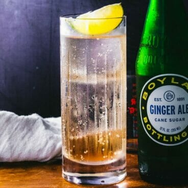 Tequila and ginger ale