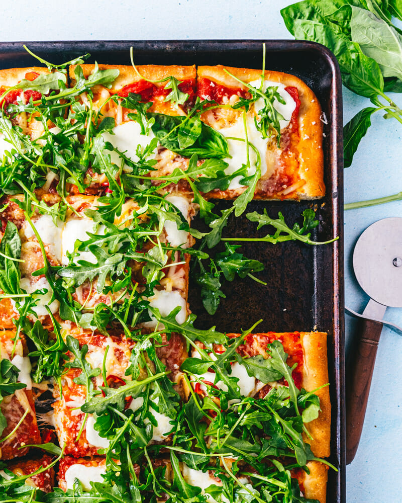 Arugula pizza recipe