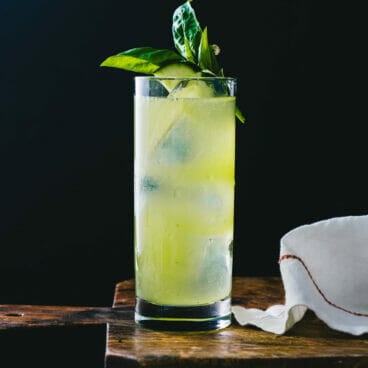 Cucumber basil cocktail