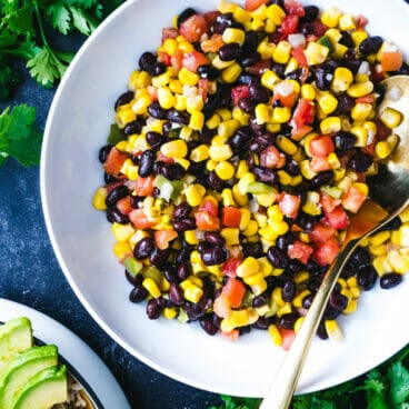 Black bean and corn salad