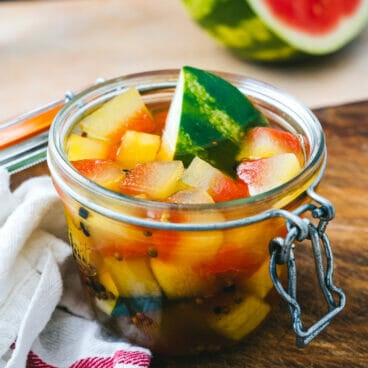 Pickled Watermelon Rind