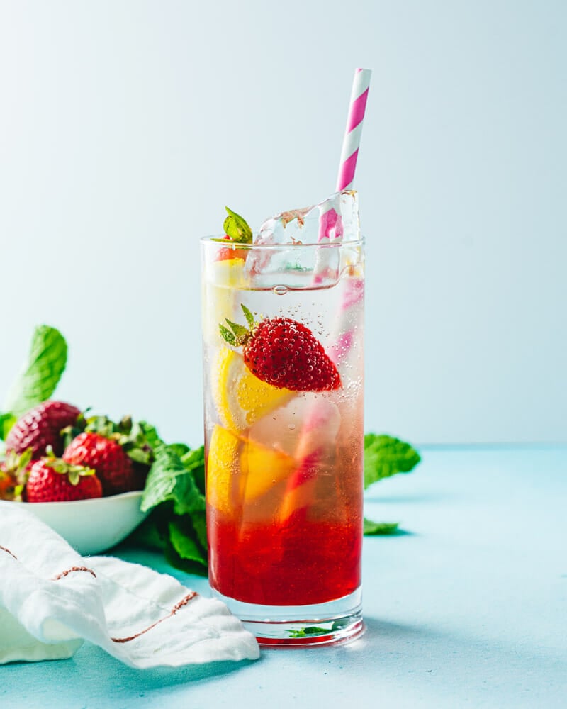 Strawberry soda