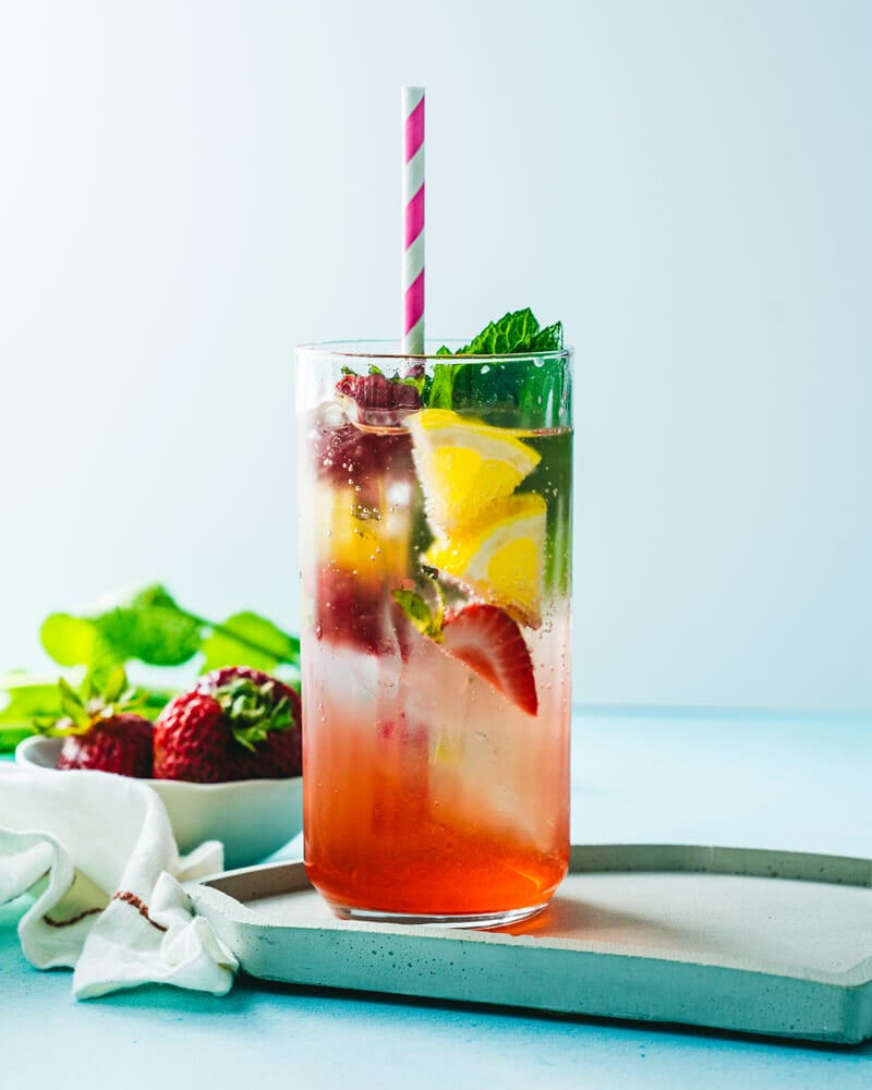 Strawberry soda