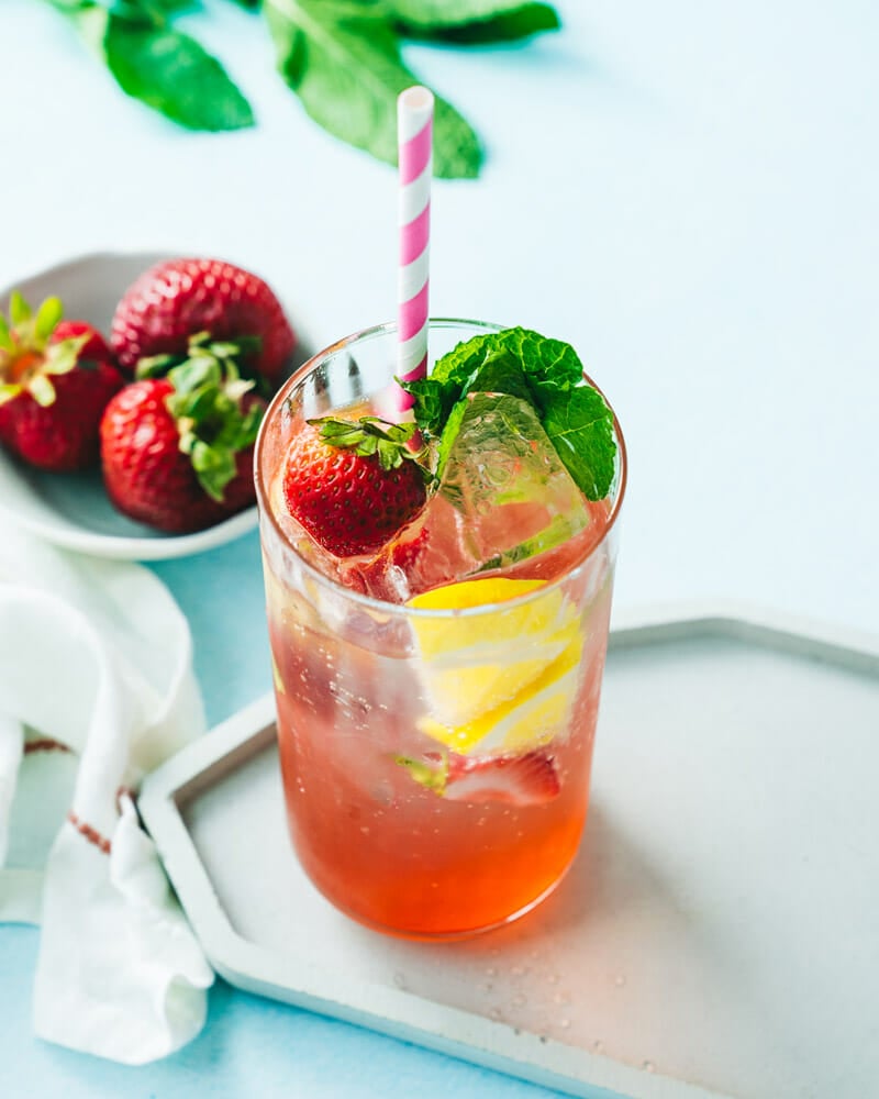 Strawberry soda