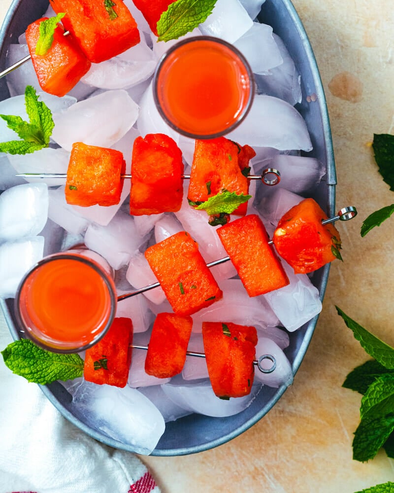 Watermelon tequila