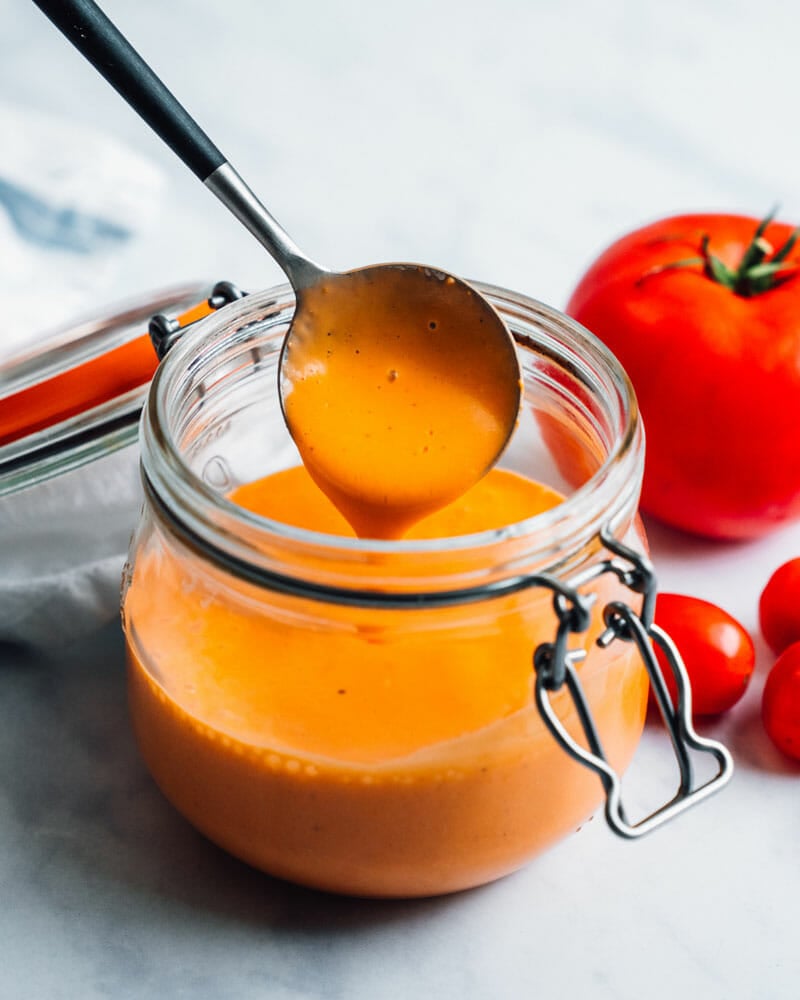 Tomato vinaigrette