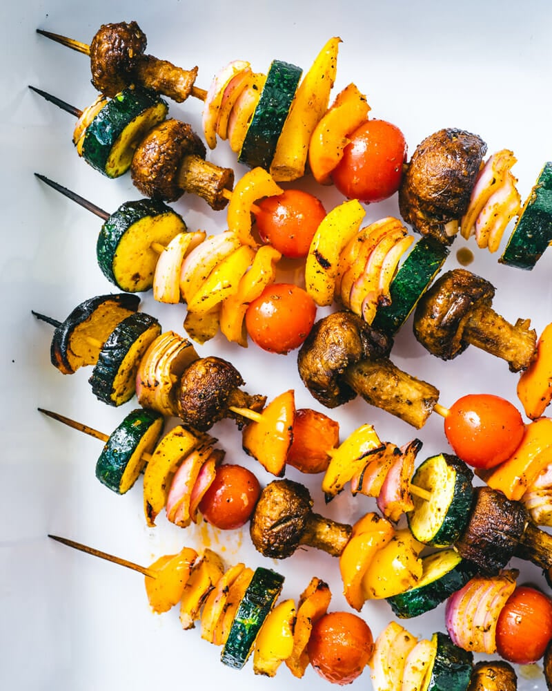 Vegetable kabobs