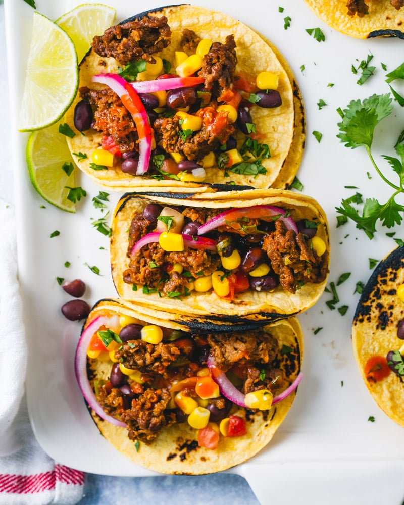 Plant based tacos