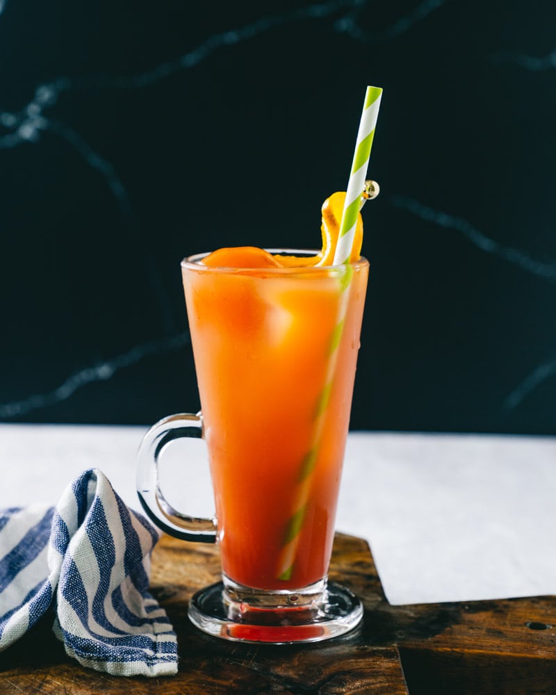 Rum and orange juice