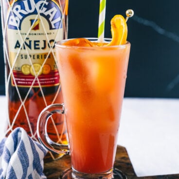 Rum and orange juice