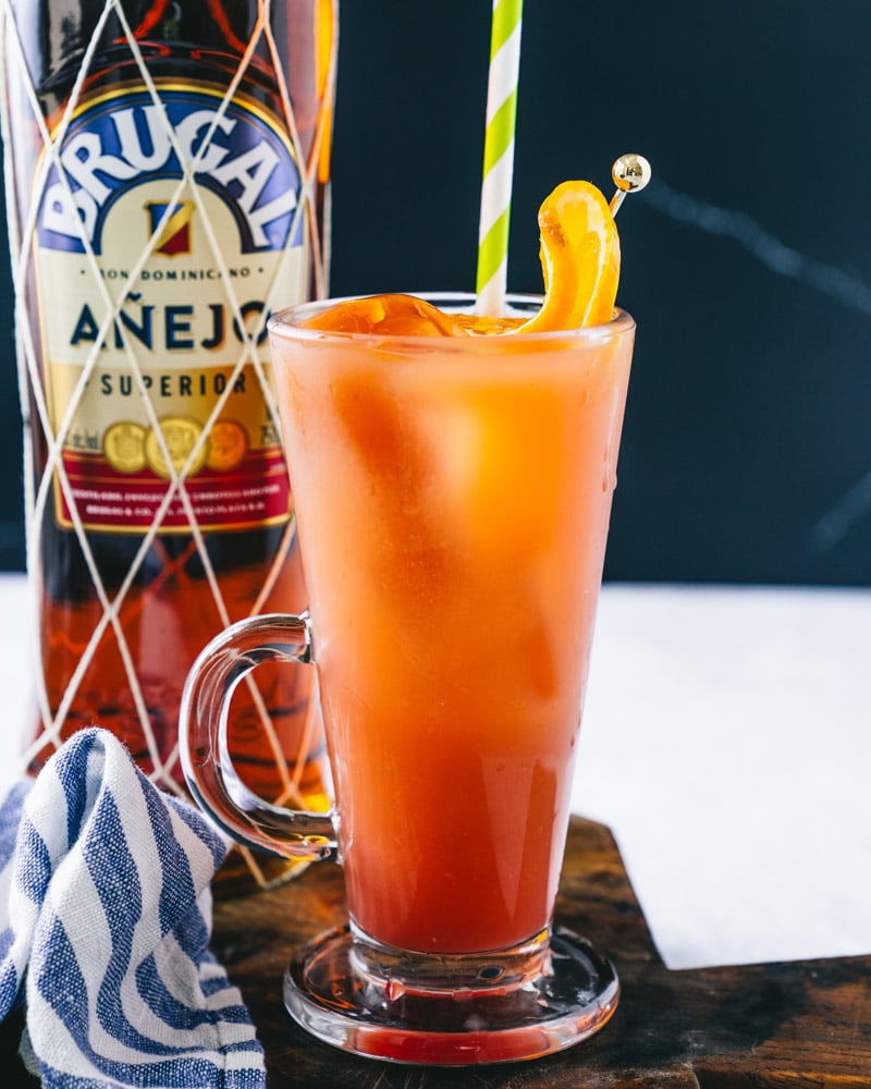 Rum and orange juice