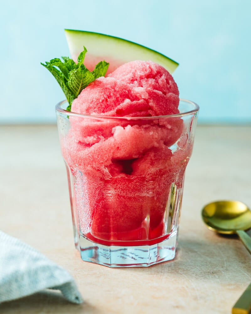 Watermelon sorbet