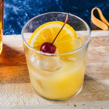 Whiskey and orange juice