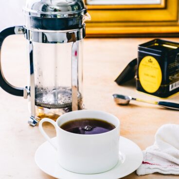 French press tea