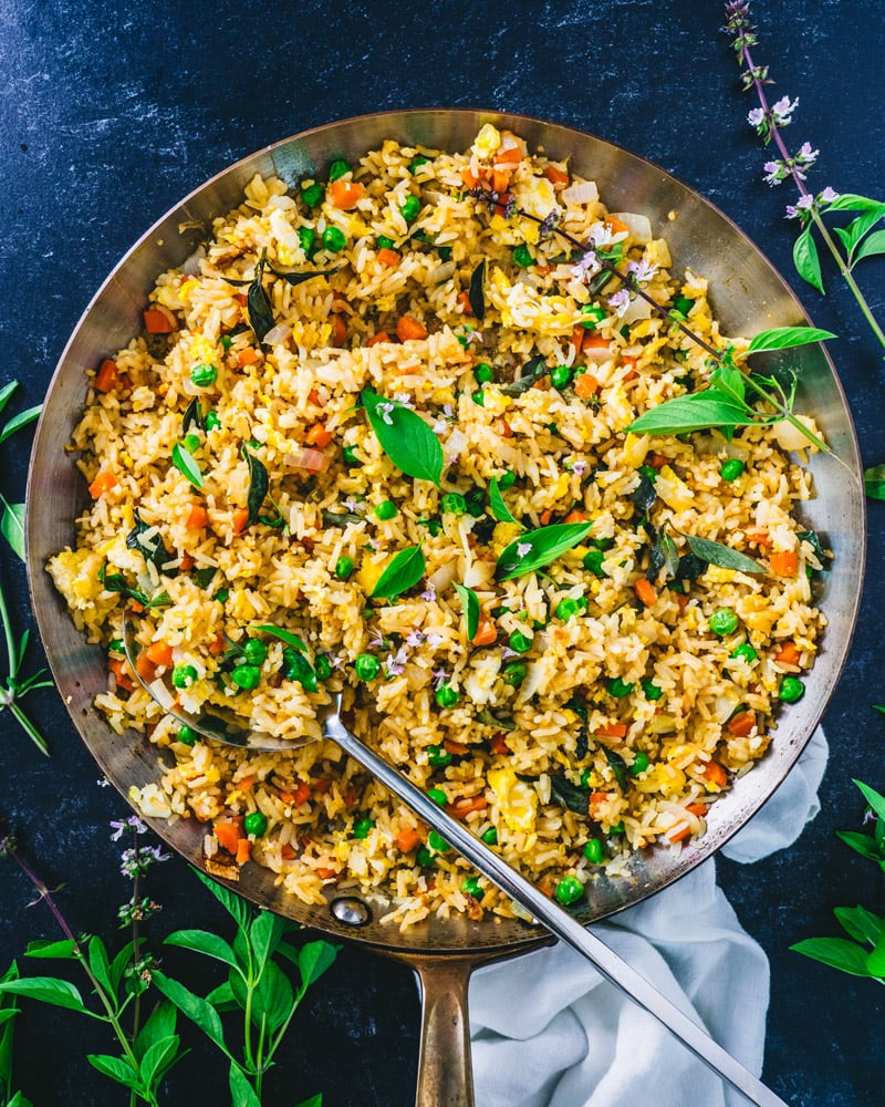 Thai basil fried rice
