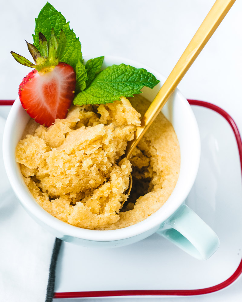 Vanilla mug cake