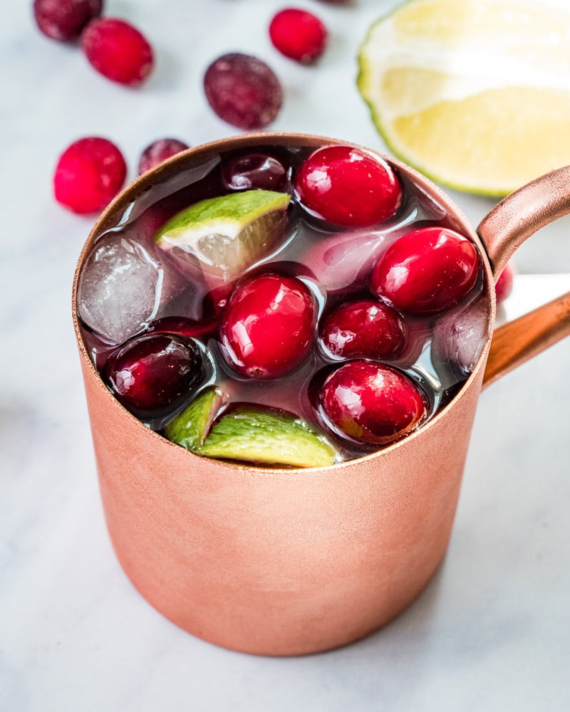Cranberry mule