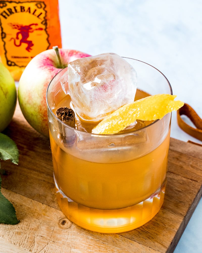 Fireball and apple cider