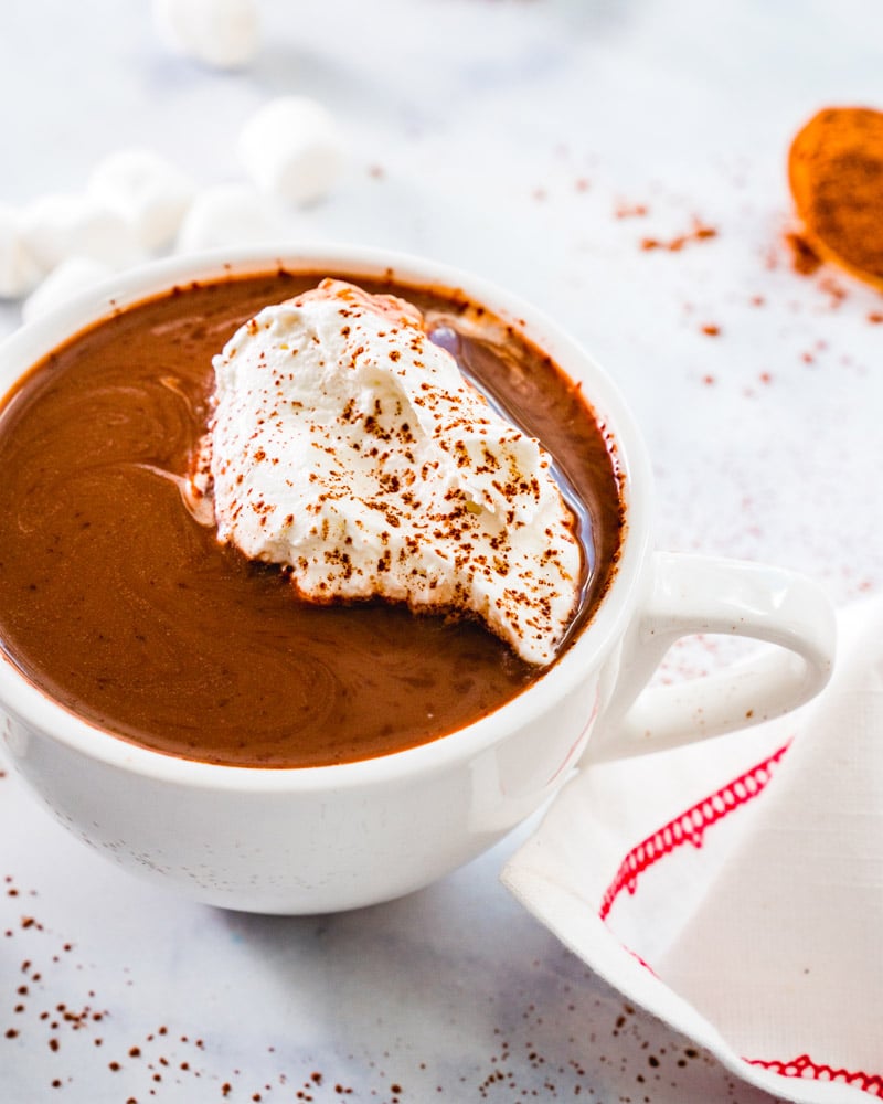 Homemade hot chocolate