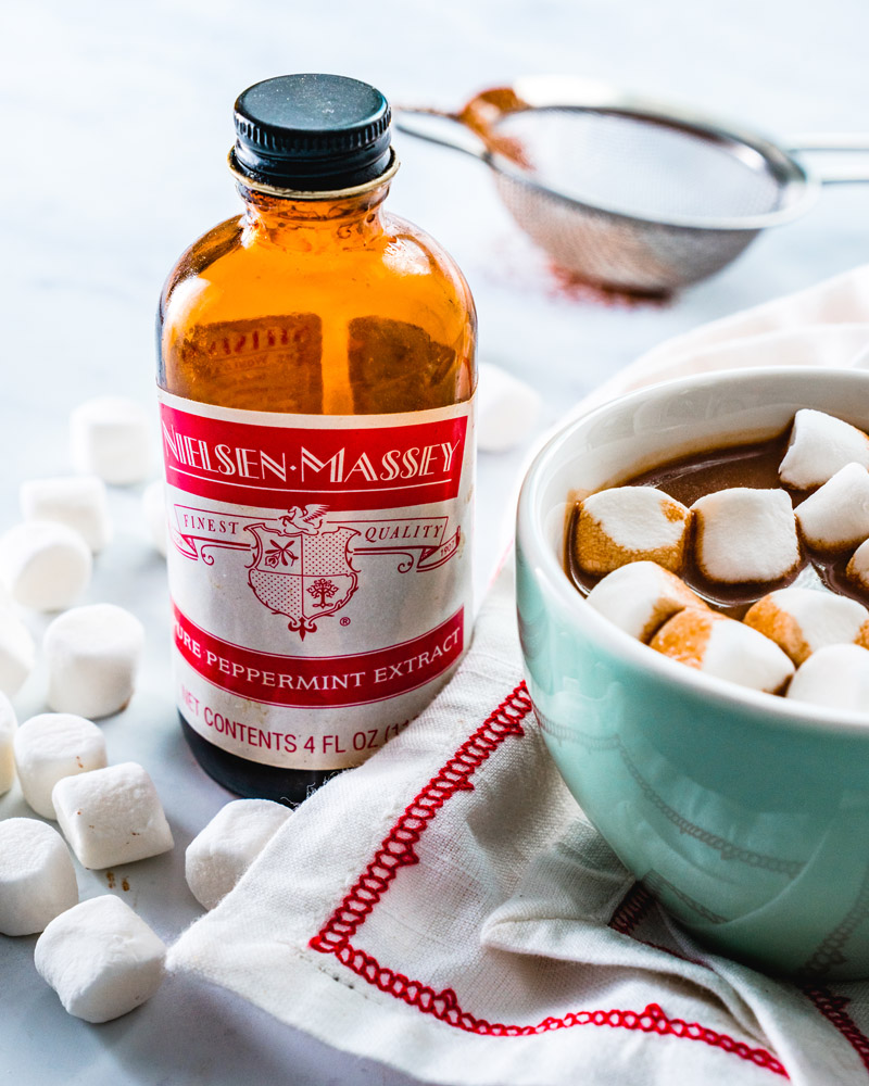 Peppermint hot chocolate
