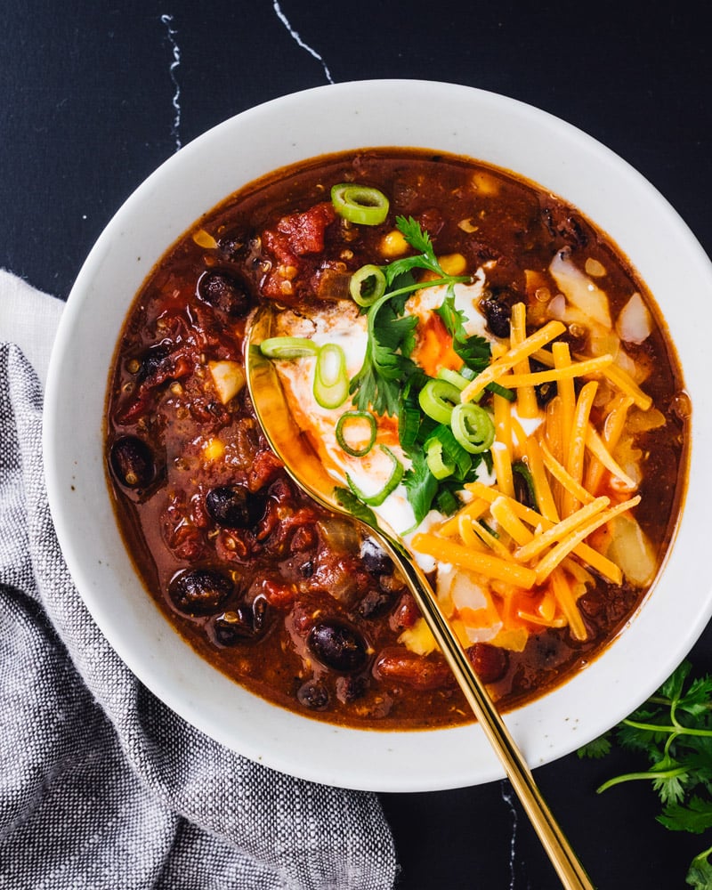 Black Bean Chili Recipe