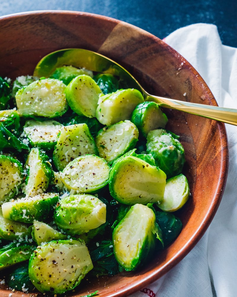 Boiled Brussels Sprouts