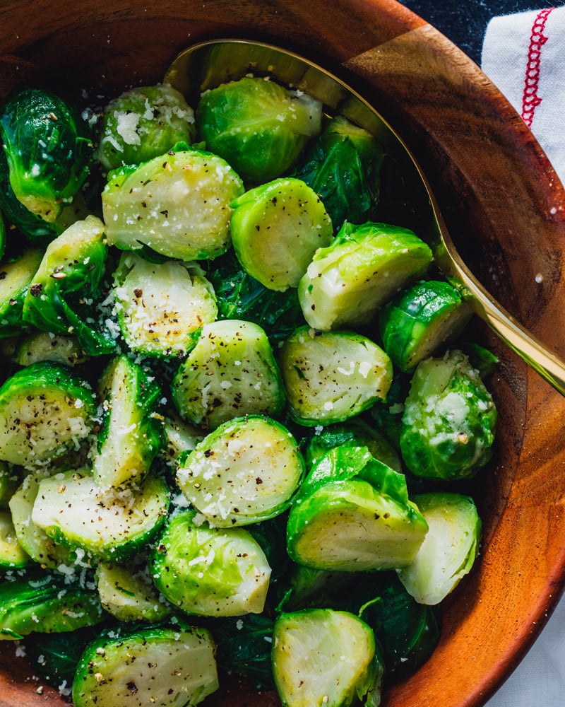 Boiled Brussels Sprouts