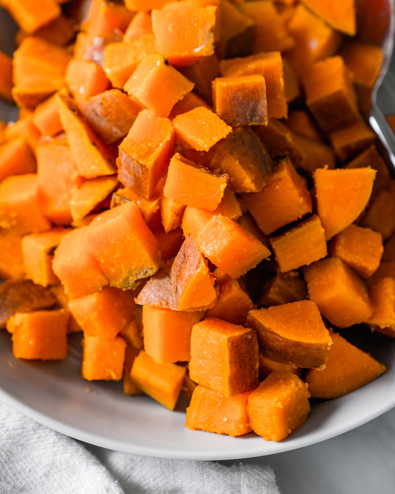 Boiling Sweet Potatoes