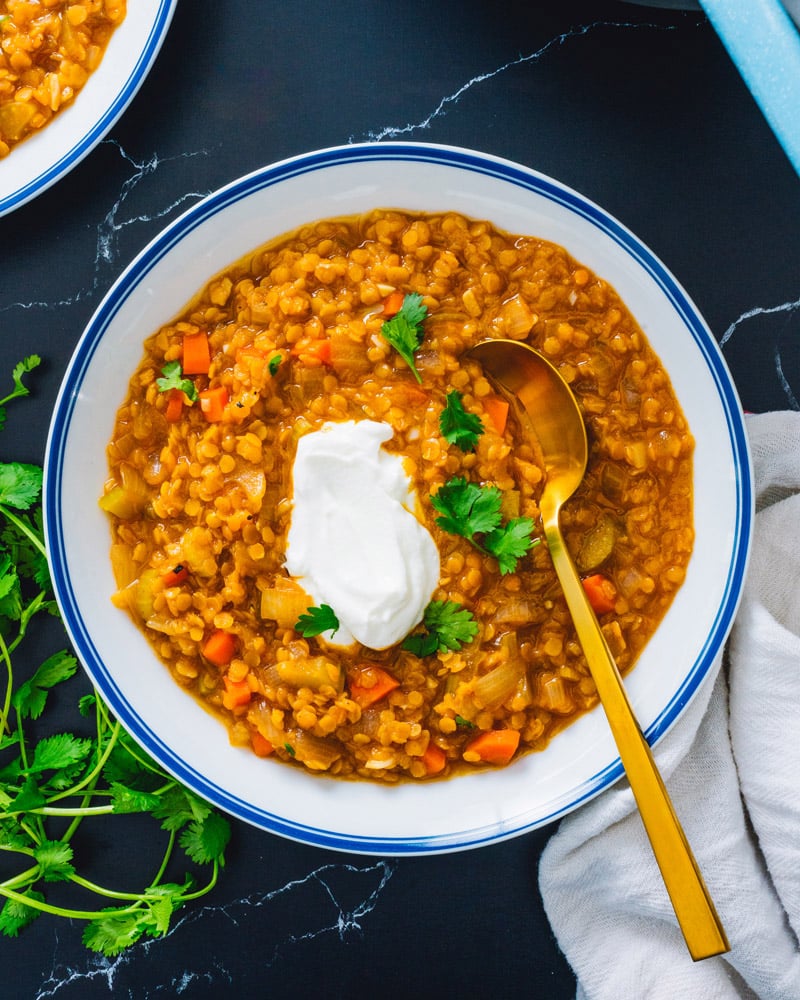 Red lentil soup