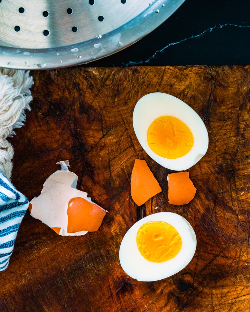 Hard boiled eggs