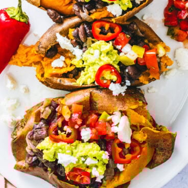 Stuffed sweet potatoes