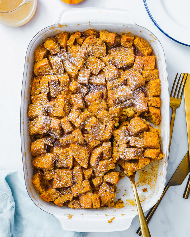 Pumpkin Bread Pudding