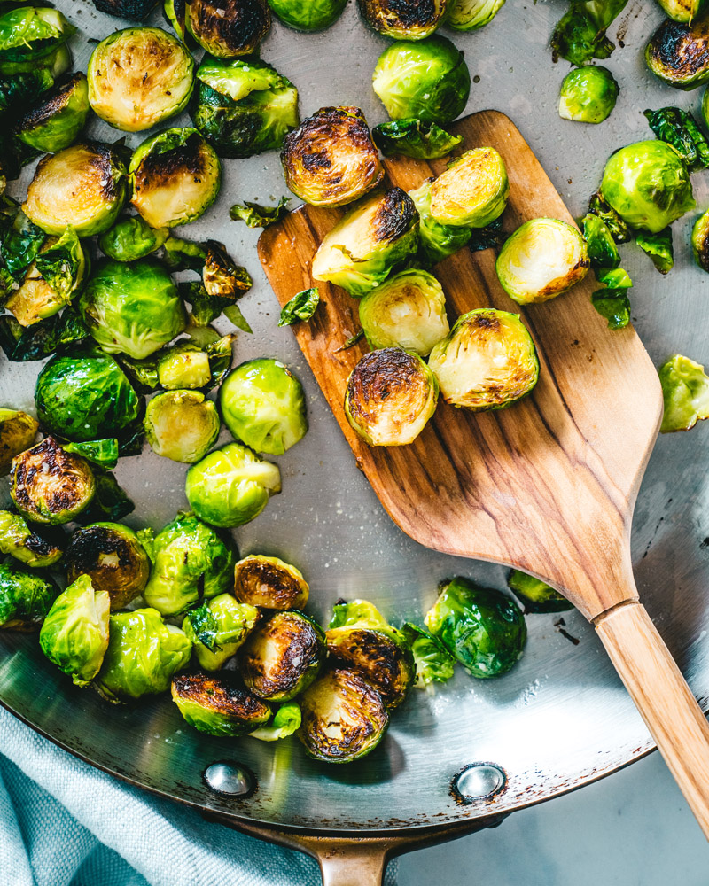 How to saute Brussels sprouts