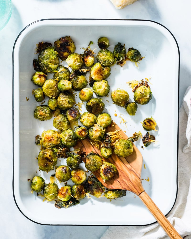 Smashed Brussels sprouts recipe