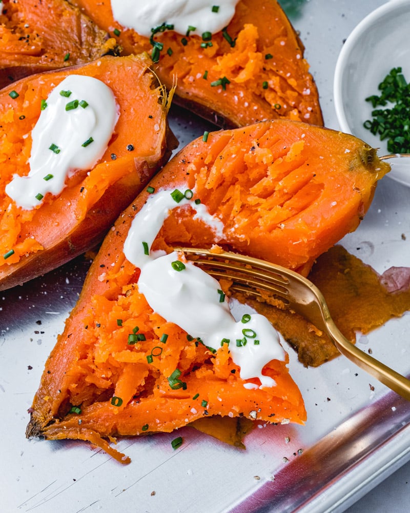 How to steam sweet potatoes